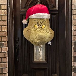 65th Anniversary Plush Grinch Door Wreath